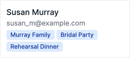 Guest being assigned to table